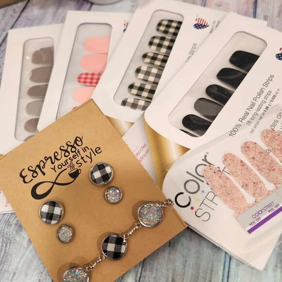 Retired Color Street- Pink and Black Bundle - Picture 9 of 13